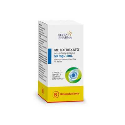 METOTREXATO 50 mg/2 mL SOL INYECTABLE X 1 Seven 