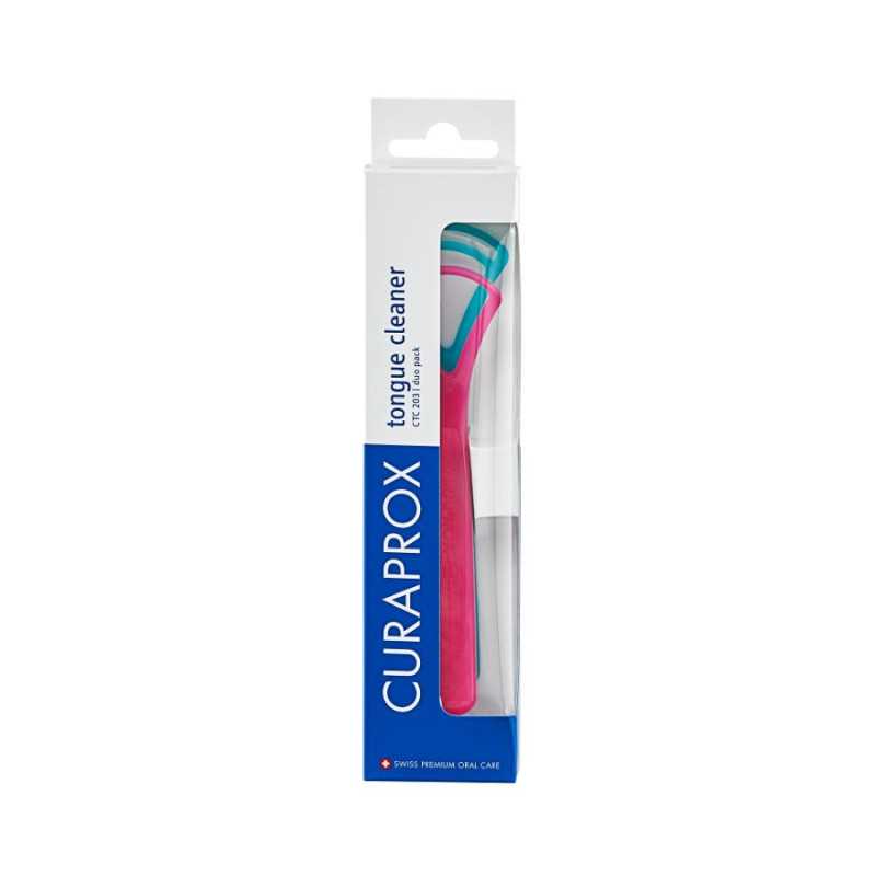 CURAPROX LIMPIADOR LINGUAL PACK HOJA SIMPLE DOBL