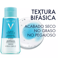 Vichy Purete Thermale desmaquillante bifásico de ojos 100 ml. Tratamiento limpiador facial