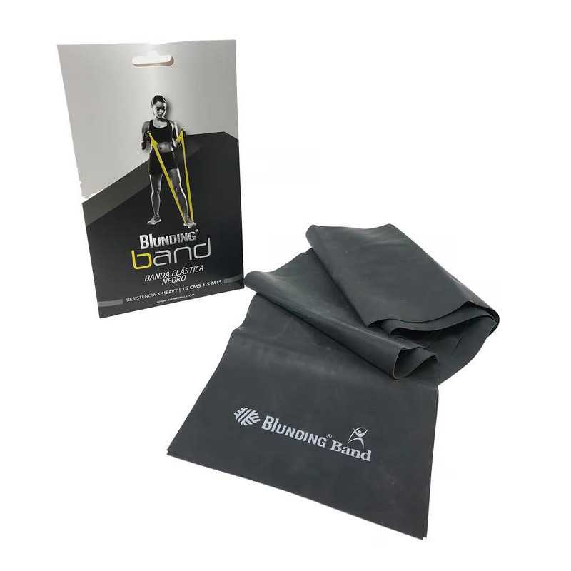 BANDA ELASTICA NEGRA 15cm x 1 5m BLUNDING 
