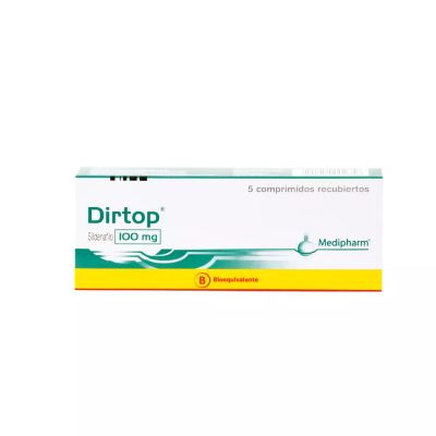 Dirtop 100 mg x 5 comprimidos.