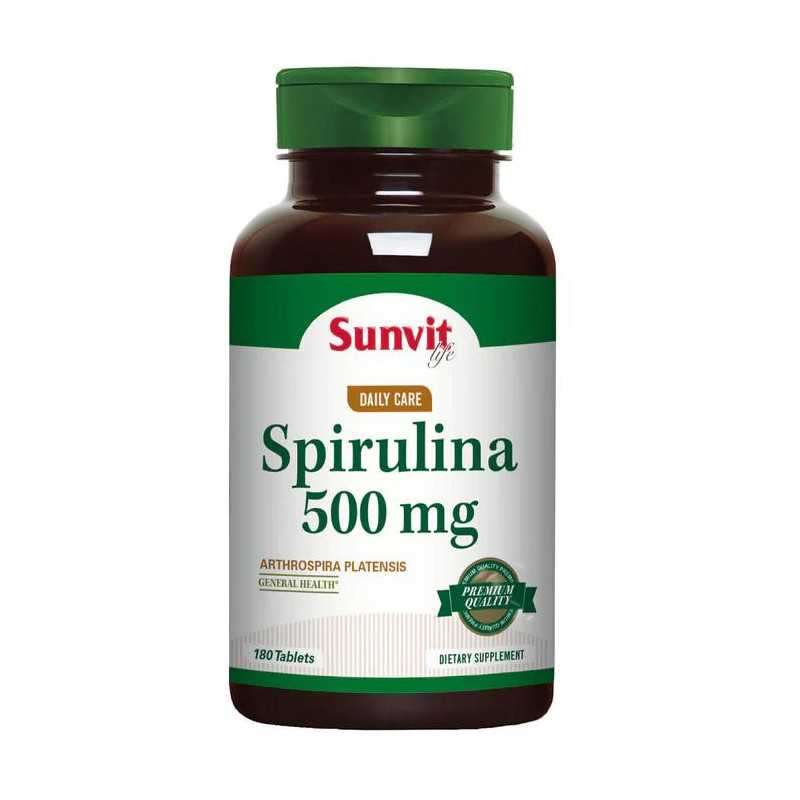 SPIRULINA 500MG X180CAP SUNVIT 