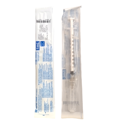 Jeringa Tuberculina 1ml aguja 27G x 1/2" (Nipro) 