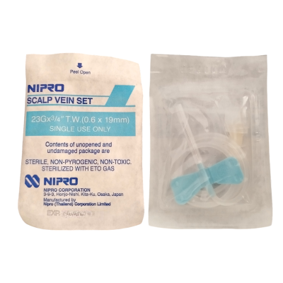 Mariposa Scalp-Vein 23G x 3/4" (Nipro)