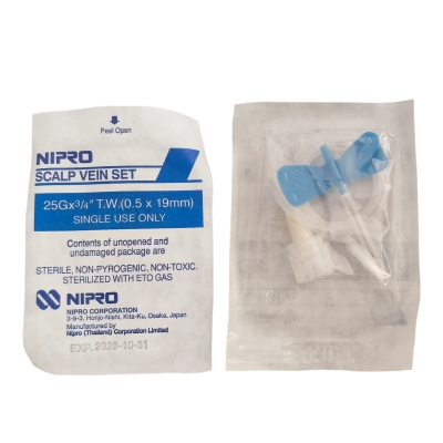 Mariposa Scalp-Vein 25G x 3/4" (Nipro)