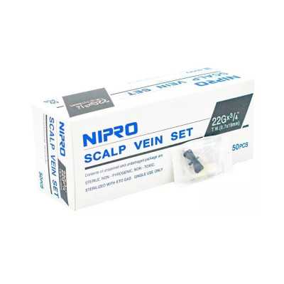 MARIPOSA SCALP-VEIN 22Gx3/4 x50 NIPRO 