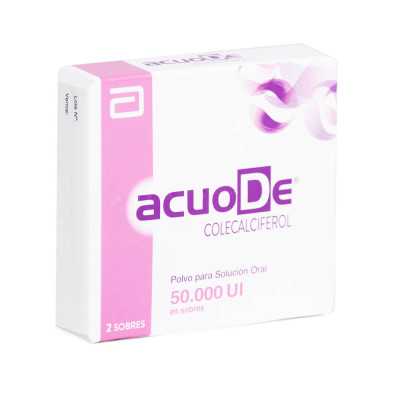 ACUODE 50 000UI POLVO X 2 SOBRES CENABAST 