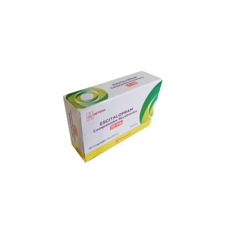 ESCITALOPRAM B 10MG X30COM SEVENPHARMA CENABAST
