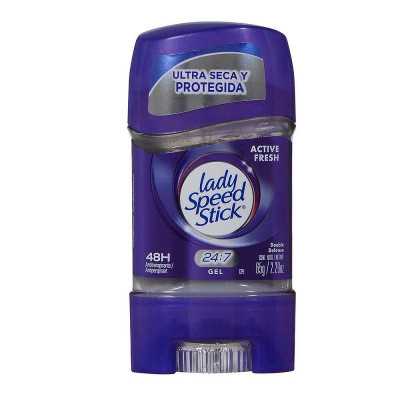 LADY SPEED STICK DESODORANTE GEL ACTIVE FRESH 65G