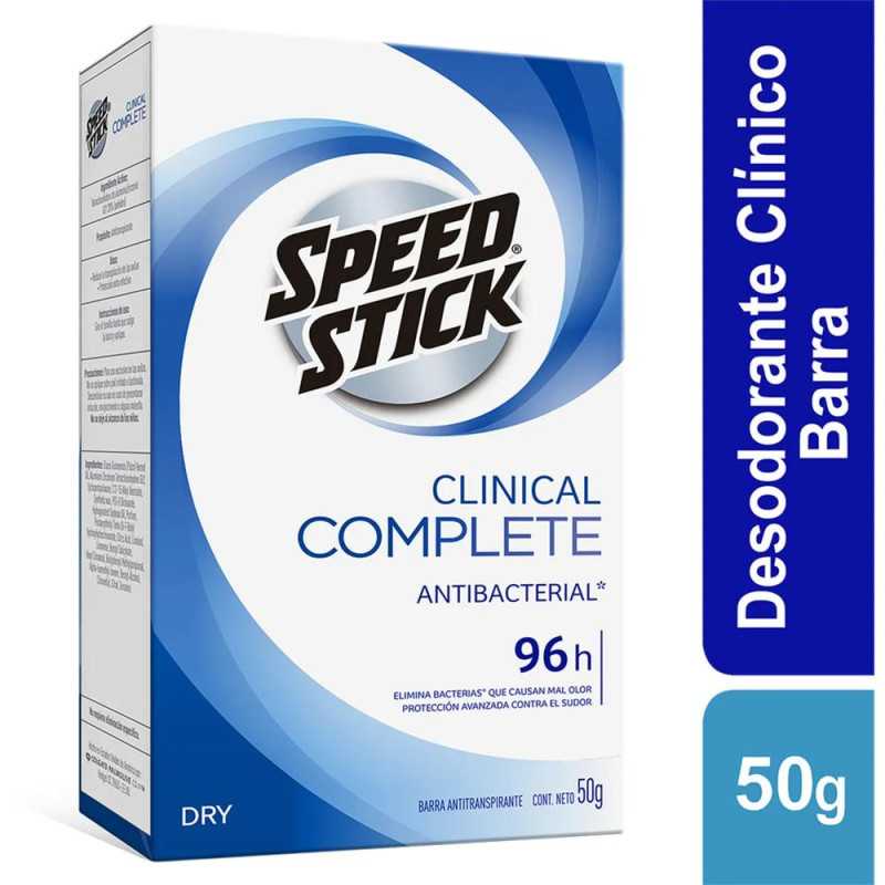 SPEED STICK CLINICAL BARRA COMPLETE DRY 50 GR