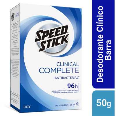 SPEED STICK CLINICAL BARRA COMPLETE DRY 50 GR