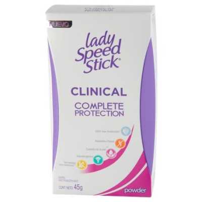 LADY SPEED STICK CLINICAL BARRA POWDER 45GR
