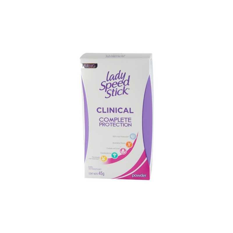 LADY SPEED STICK CLINICAL BARRA POWDER 45GR