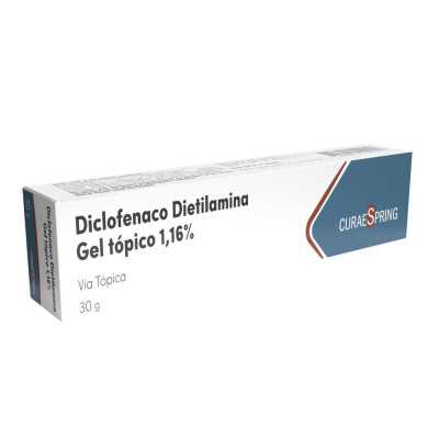 DICLOFENACO GEL 1 16 X30g CURAESPRING 