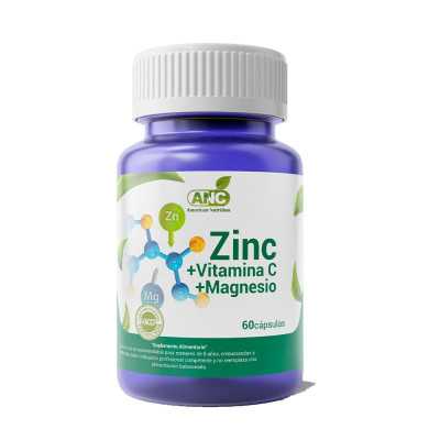 ZINC VITAMINA C MAGNESIO X 60 CAP ANC 