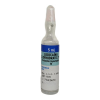 LIDOCAINA HCl 2  AMPOLLA VIDRIO 5mL  FRESENIUS 