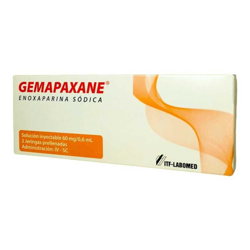 GEMAPAXANE 60MG/0 6ML X 2 JERINGAS CENABAST 