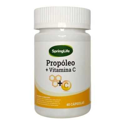 PROPOLEO VITAMINA C X 40 CAP SPRINGLIFE 