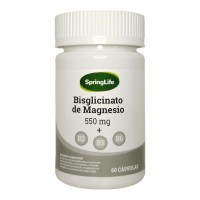 BISGLICINATO DE MAGNESIO 550MG X60CAP  SPRINGLIFE 