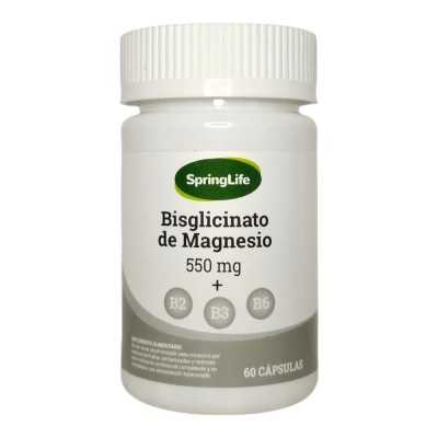 BISGLICINATO DE MAGNESIO 550MG X60CAP SPRINGLIFE 