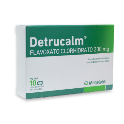 Detrucalm 200 mg x 10 comprimidos.