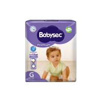 Babysec Premium pañales desechables talla G 18 unidades. Pañales Infantiles
