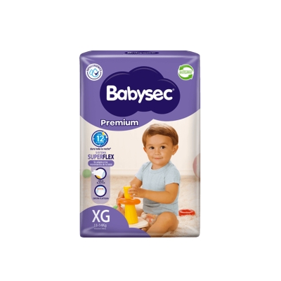 Babysec Premium pañales desechables talla XG 14 unidades.
