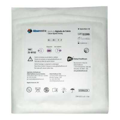 APOSITO ALGINATO CALCIO 10X10 GHC 