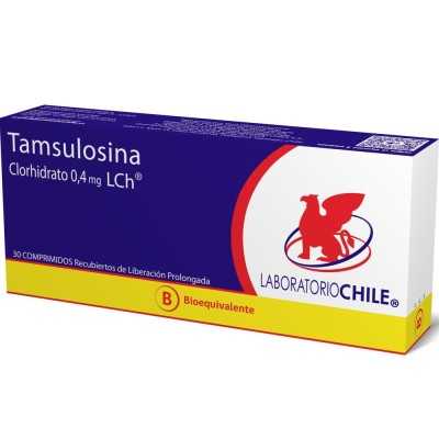 TAMSULOSINA 0 4mg X30CAP CHILE 