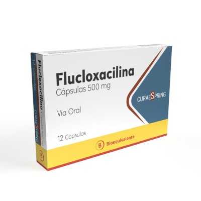 FLUCLOXACILINA 500mg X12CAP CURAESPRING 