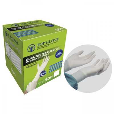 GUANTE QUIR ESTER L/POLVO N 7 5 x50 TOP GLOVE 
