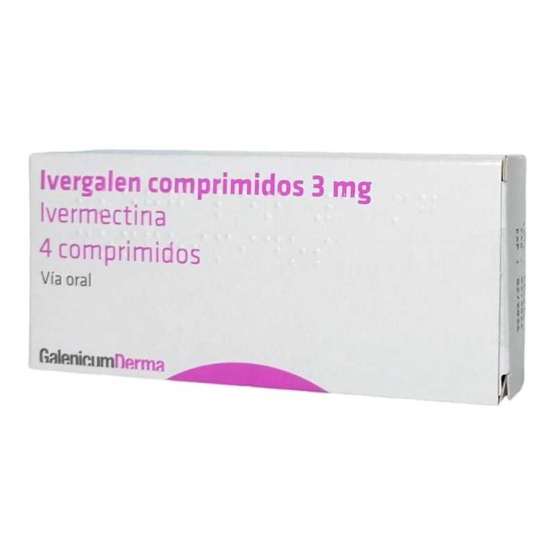 IVERGALEN 3MG X4COM
