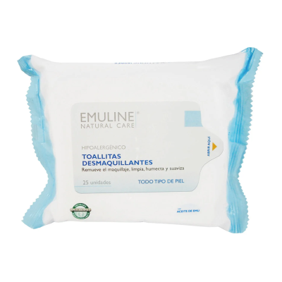 Emuline toallitas desmaquillantes 25 unidades