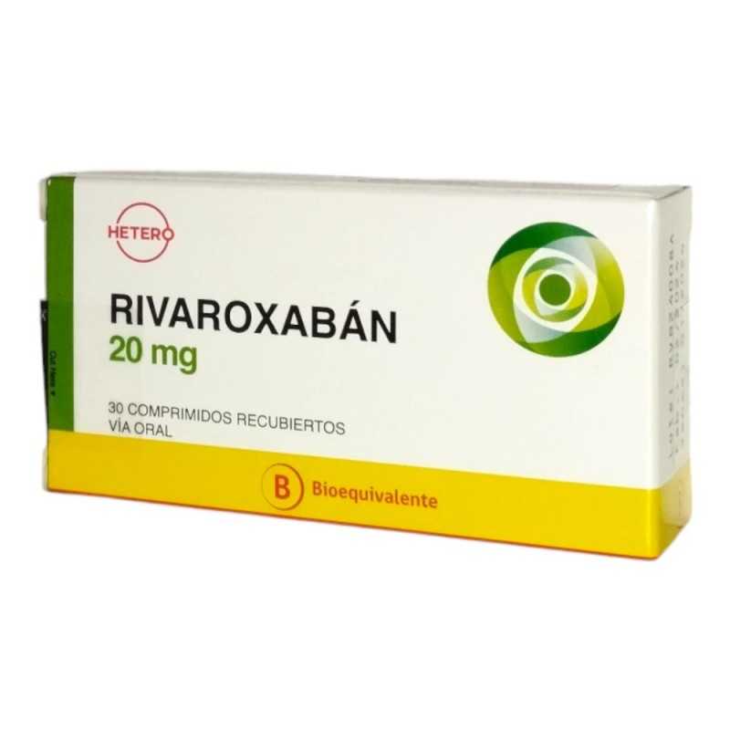 RIVAROXABAN 20mg x30COM SEVEN PHARMA 