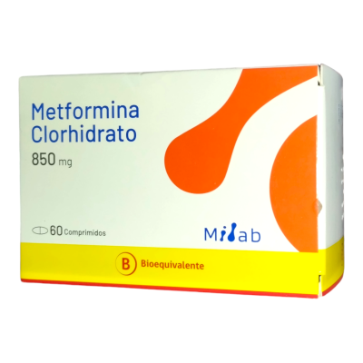 Metformina 850 mg x 60 comprimidos. (Mintlab)