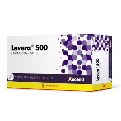 Levera 500 mg x 30 comprimidos. (Cenabast)