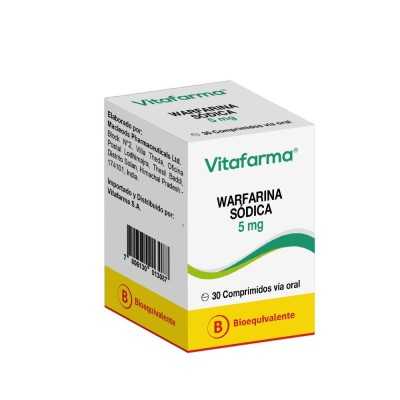 WARFARINA 5MG X30COM VITAFARMA 