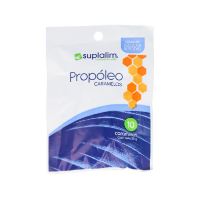 Propoleo Miel caramelo x10 (Suplalim)