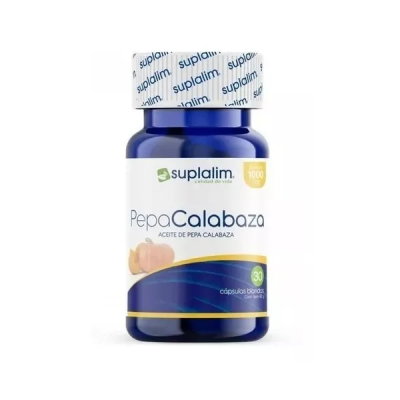 Pepa de calabaza x 30 cápsulas blandas. (Suplalim)