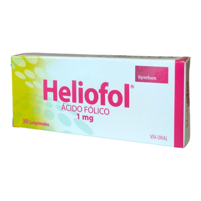 Heliofol 1 mg x 30 comprimidos. (Cenabast)