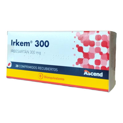 Irkem 300 mg x 28 comprimidos.