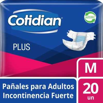 COTIDIAN PLUS PAÑAL ADULTO TALLA M X 20