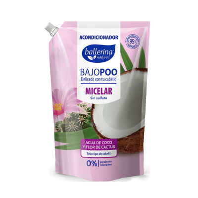 Ballerina Acond. Bajo poo micelar dp 900ml