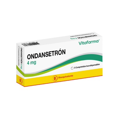 Ondansetron 4 mg x 8 comprimidos bucodispersables. Vitafarma (Cenabast)