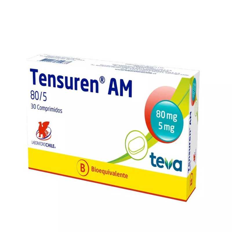 TENSUREN 80/5 MG X30COM CENABAST 