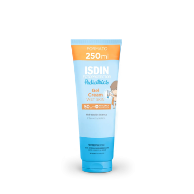 Isdin Fotoprotector Gel Cream Wet Skin Pediátrico SPF 50 250 ml.