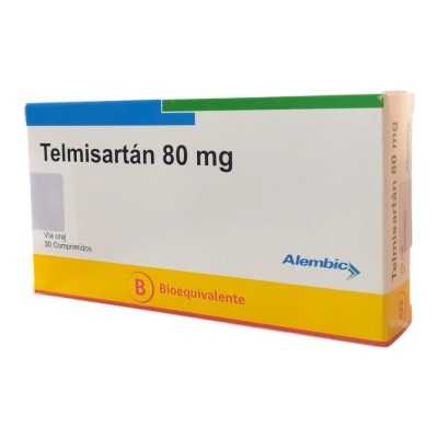 TELMISARTAN 80mg X30com ALEMBIC CENABAST 