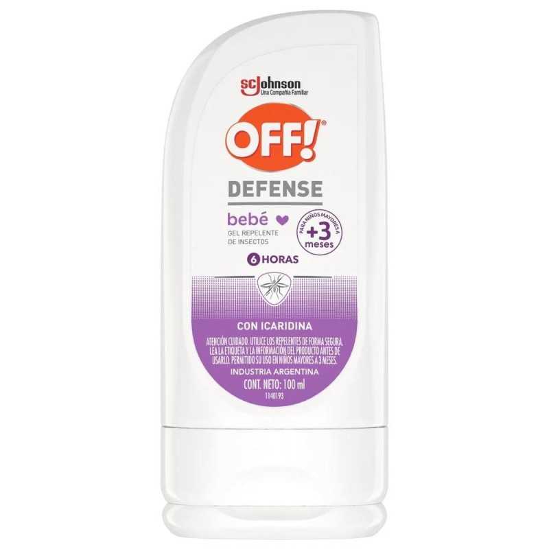 OFF DEFENSE BEBE GEL REPELENTE X 100 ML 