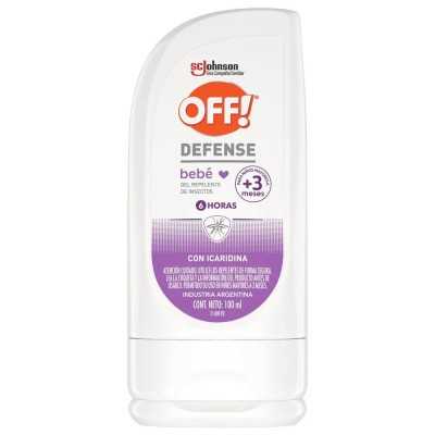 OFF DEFENSE BEBE GEL REPELENTE X 100 ML 