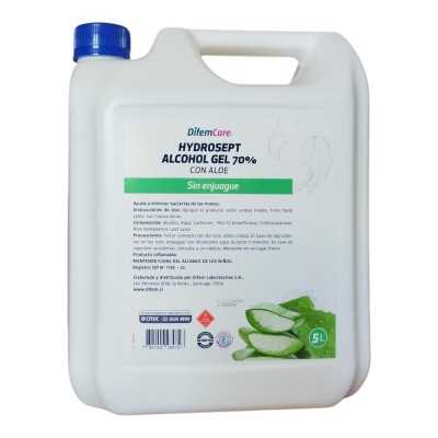 HYDROSEPT ALCOHOL GEL 70 BIDON x 5 litros